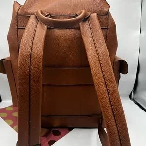 Joanne and David work book backpack  18 inch pebble Camel Color bag Joan & David Twill Nylon 18 Inch Square Workbook Backpack  main image 4
